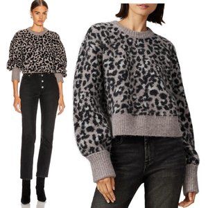 MARISSA WEBB Leopard jacquard Nelli sweater